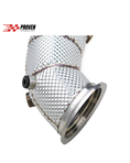 Load image into Gallery viewer, Mercedes Benz W206 C63 SE Catless Downpipe With Heatshield
