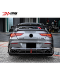 Load image into Gallery viewer, Mercedes Benz C118/W118 CLA45 AMG Carbon Fibre AE Style LED Rear Diffuser
