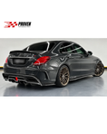 Load image into Gallery viewer, Mercedes Benz W205 C63/C63s AMG Carbon Fibre SD Style Side Skirts
