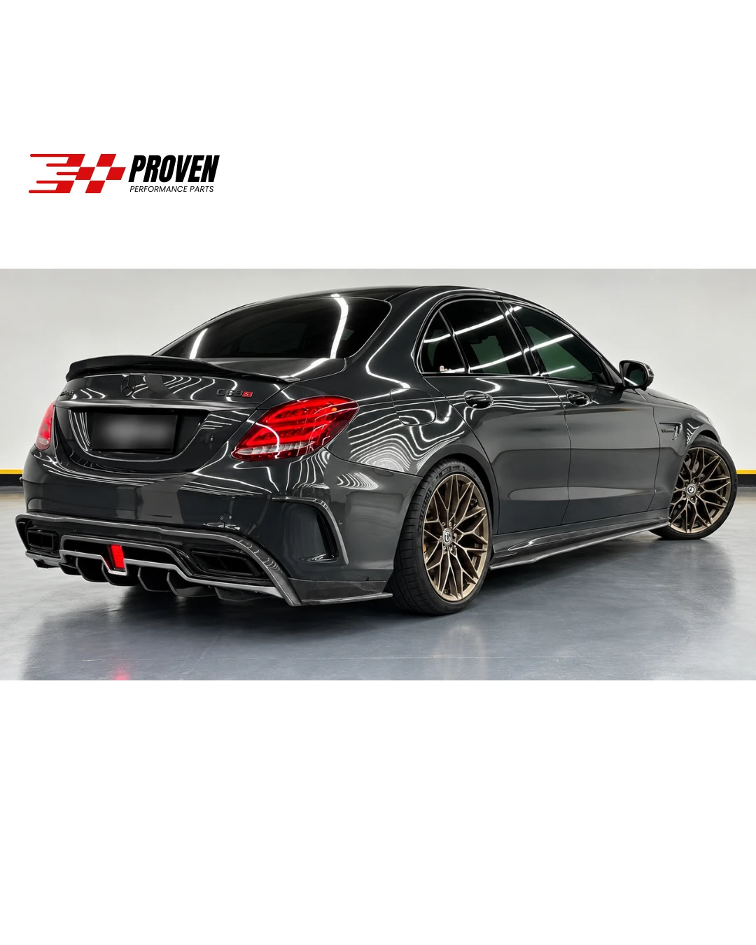 Mercedes Benz W205 C63/C63s AMG Carbon Fibre SD Style Side Skirts