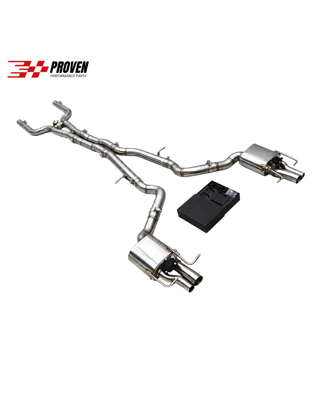 Mercedes Benz W213, E63/E63s AMG Stainless Steel Valved Catback Exhaust