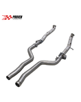 Load image into Gallery viewer, Mercedes Benz W212/W218, E63/CLS63 Catless Downpipe With Heatshield
