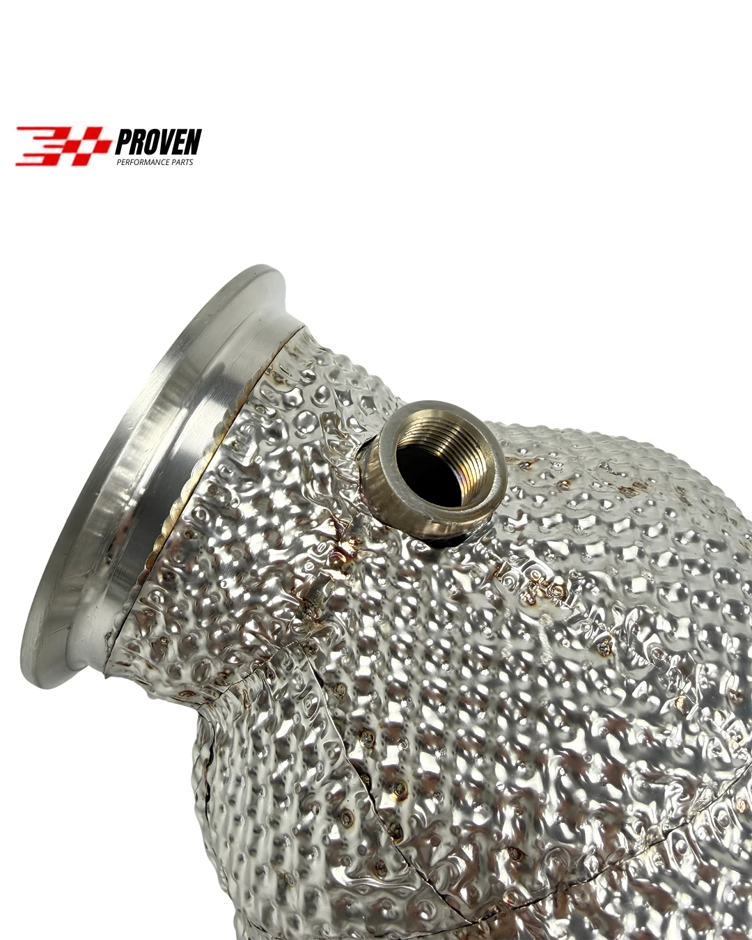 Mercedes Benz W205, C63/C63s AMG Catted Downpipe With Heatshield