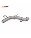 Load image into Gallery viewer, Mercedes Benz W206 C63 SE Catless Downpipe With Heatshield
