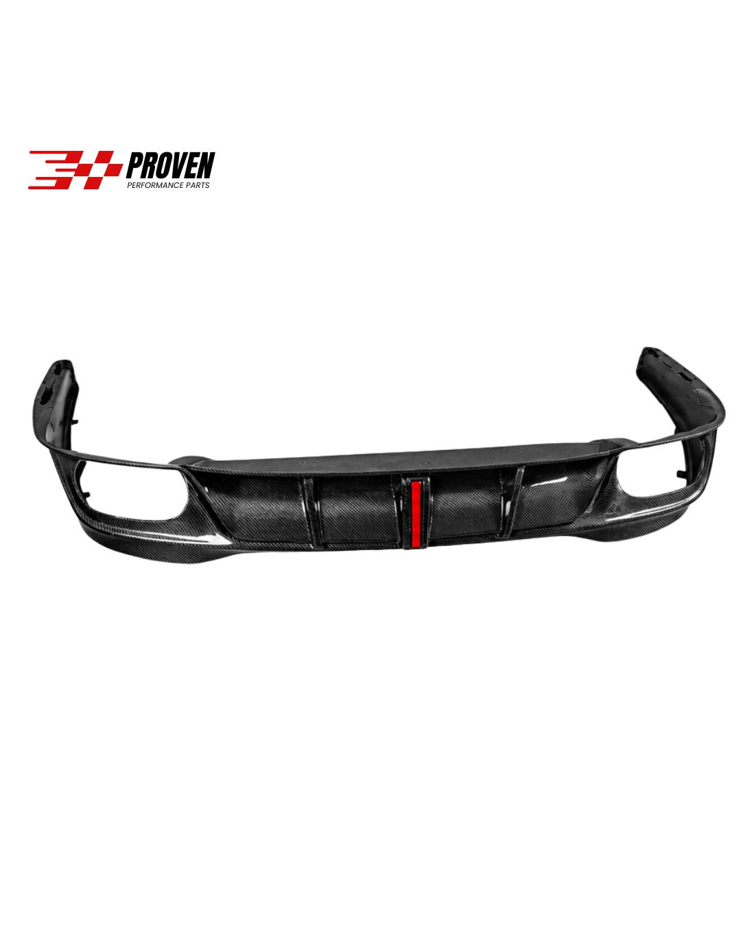 Mercedes Benz C118/W118 CLA45 AMG Carbon Fibre AE Style LED Rear Diffuser