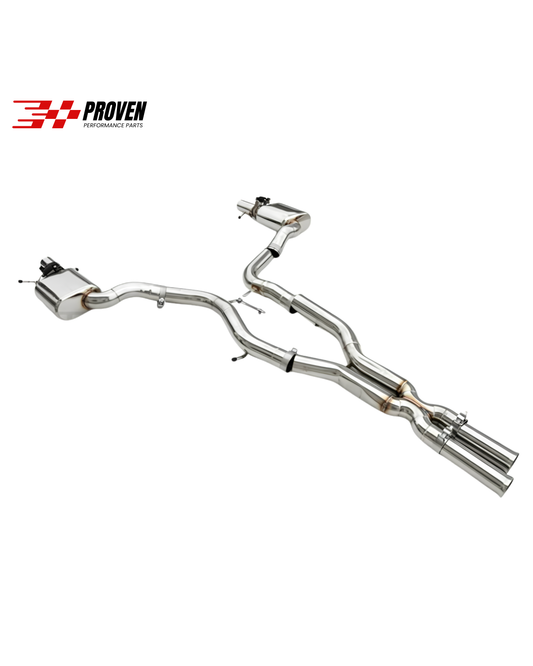 Mercedes Benz W212/W218, E63/CLS63 Stainless Steel Valved Catback Exhaust