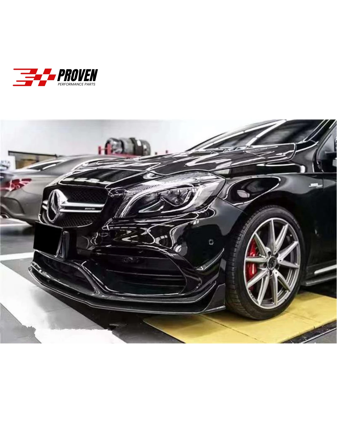 Mercedes Benz W176 A45 AMG Carbon Fibre PK Style Front Lip