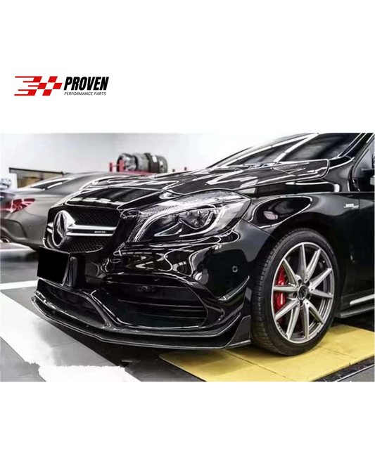 Mercedes Benz W176 A45 AMG Carbon Fibre PK Style Front Lip