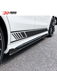 Load image into Gallery viewer, Mercedes Benz W177 A35/A45s AMG Carbon Fibre FD Style Side Skirts
