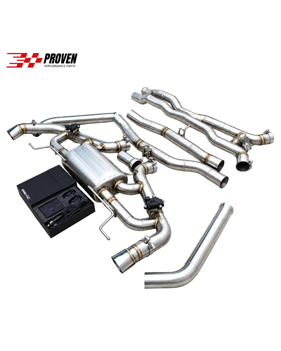 Mercedes Benz X253/C253, GLC63/GLC63s AMG Stainless Steel Valved Catback Exhaust