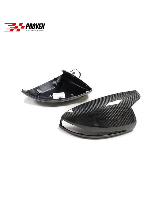 Mercedes Benz W205 C43 AMG Carbon Fibre V2 Style Mirror Caps