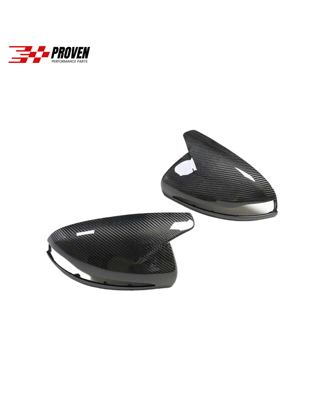 Mercedes Benz W205 C43 AMG Carbon Fibre V2 Style Mirror Caps