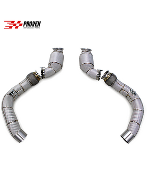 BMW F92 M8 Catted Downpipe With Heat Shield