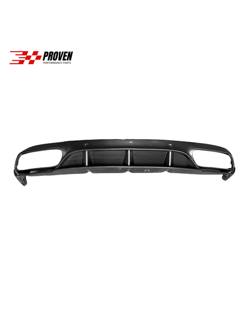 Mercedes Benz W205 C43 AMG Coupe Carbon Fibre ED1 Style Rear Diffuser