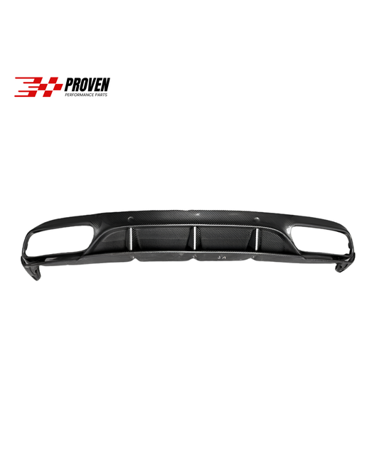 Mercedes Benz W205 C43 AMG Coupe Carbon Fibre ED1 Style Rear Diffuser