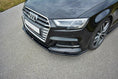 Load image into Gallery viewer, Maxton Design Front Splitter Audi S3 / A3 S-Line 8V FL V1
