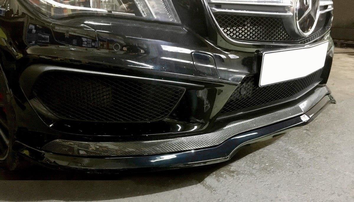 Maxton Design Mercedes CLA45 AMG (Preface) Front Splitter V.1