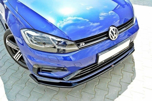 Maxton Design Front Splitter VW Golf Mk7.5 R Ver2 (Facelift) Front Lip