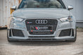 Load image into Gallery viewer, Maxton Design Racing Durability Front Splitter RS3 8VA Sportback Front Lip
