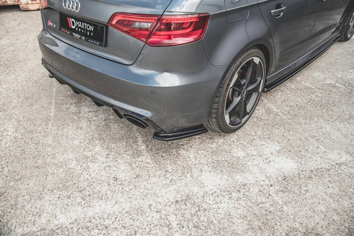 Maxton Design Rear Side Splitters Audi RS3 8VA Sportback