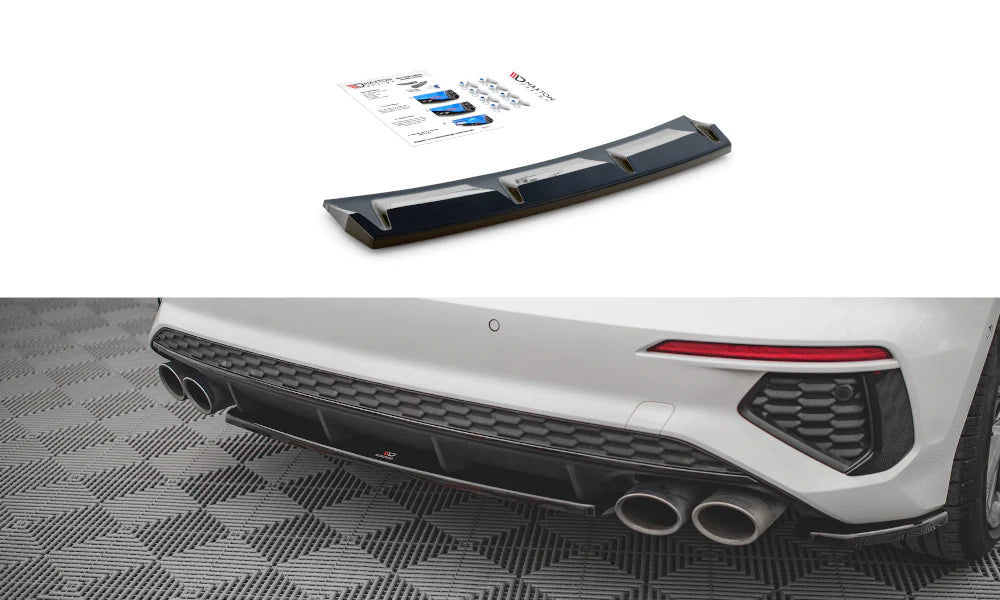 Maxton Design Central Rear Splitter Audi S3 8Y Sportback