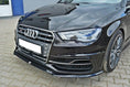 Load image into Gallery viewer, Maxton Design Front Splitter Audi S3 8V Sportback / A3 S-Line 8V Sportback
