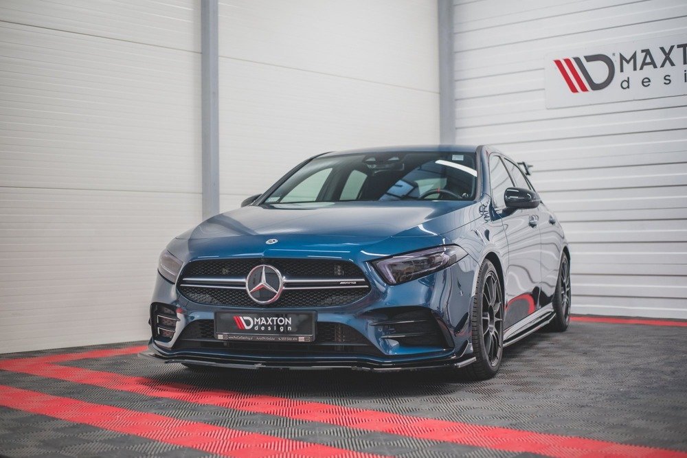 Maxton Design Front Splitter V.1 Mercedes A35 W177 Aero AMG Front Lip