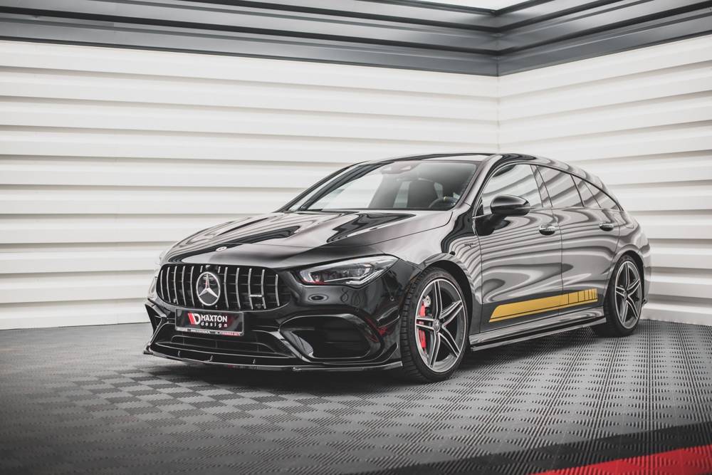 Maxton Design Mercedes CLA 45 AERO C118 Front Splitter V.3