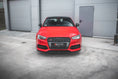 Load image into Gallery viewer, Maxton Design Front Splitter Audi S3 8V / A3 8V Sline (Sedan, Cabrio) Front Lip V2
