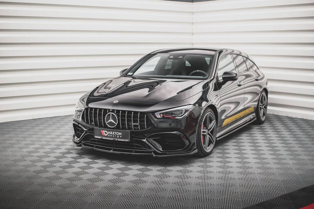 Maxton Design Mercedes CLA 45 AERO C118 Front Splitter V.2