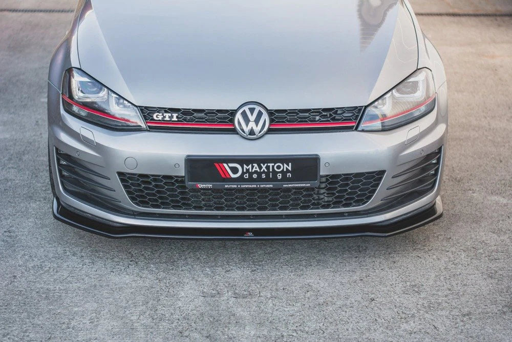 Maxton Design Front Splitter V.2 VW Golf Mk7 GTI (Prefacelift) Front Lip