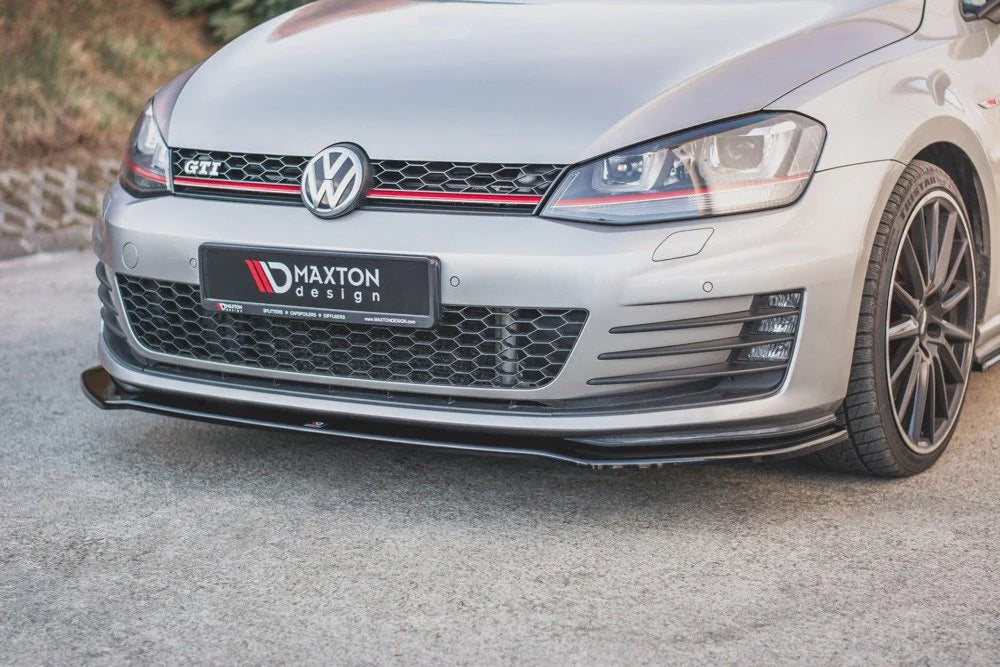 Maxton Design Front Splitter V.2 VW Golf Mk7 GTI (Prefacelift) Front Lip
