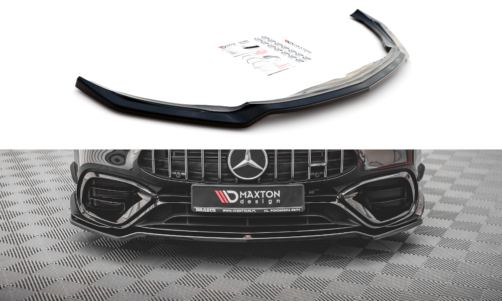 Maxton Design Mercedes CLA 45 AERO C118 Front Splitter V.1