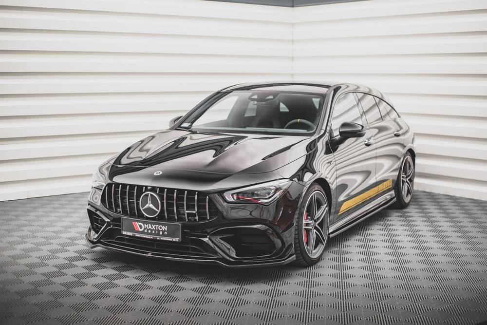 Maxton Design Mercedes CLA 45 AERO C118 Front Splitter V.1