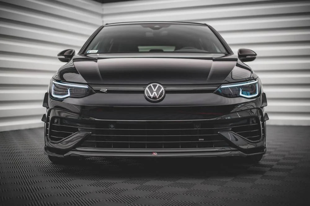 Maxton Design Front Splitter V.6 VW Golf Mk8 R Front Lip