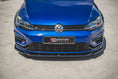 Load image into Gallery viewer, Maxton Design Front Splitter VW Golf Mk7.5 R Ver9 (Facelift) Front Lip
