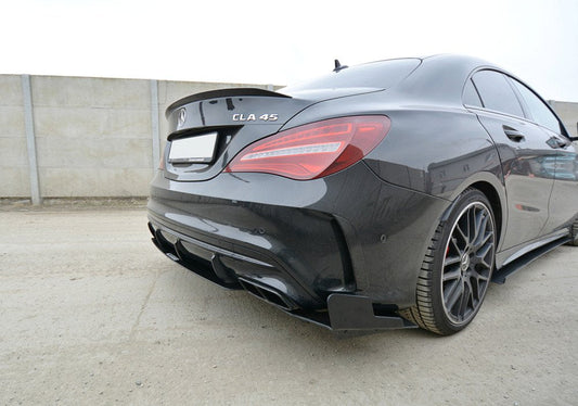 Maxton Design Racing Rear Side Splitters Mercedes CLA45 AMG C117 (Facelift)