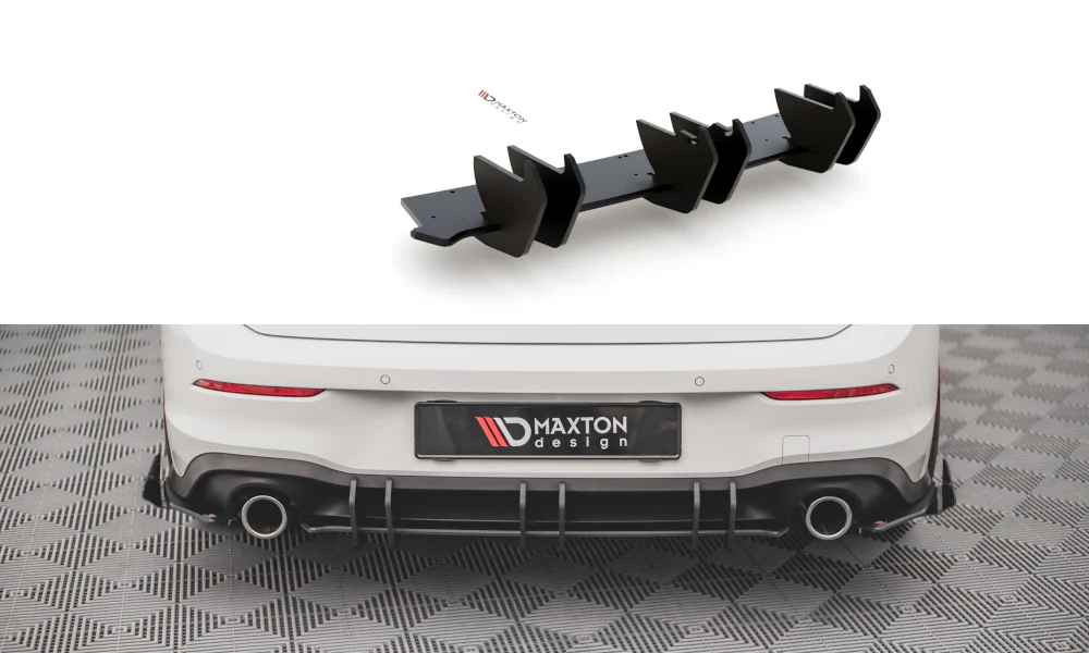 Maxton Design Racing Rear Diffuser Wrx Maxton Design Racing Durability Rear Diffuser V.2 VW Golf Mk8 GTI ...