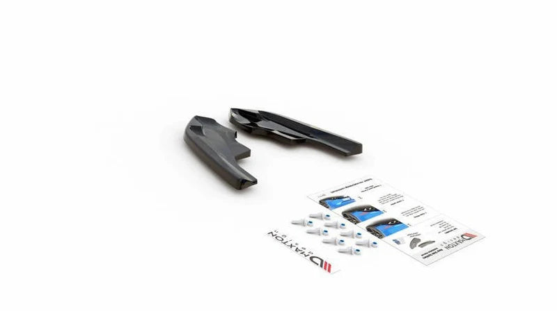 Maxton Design Rear Side Splitters V.4 VW Golf Mk8 R