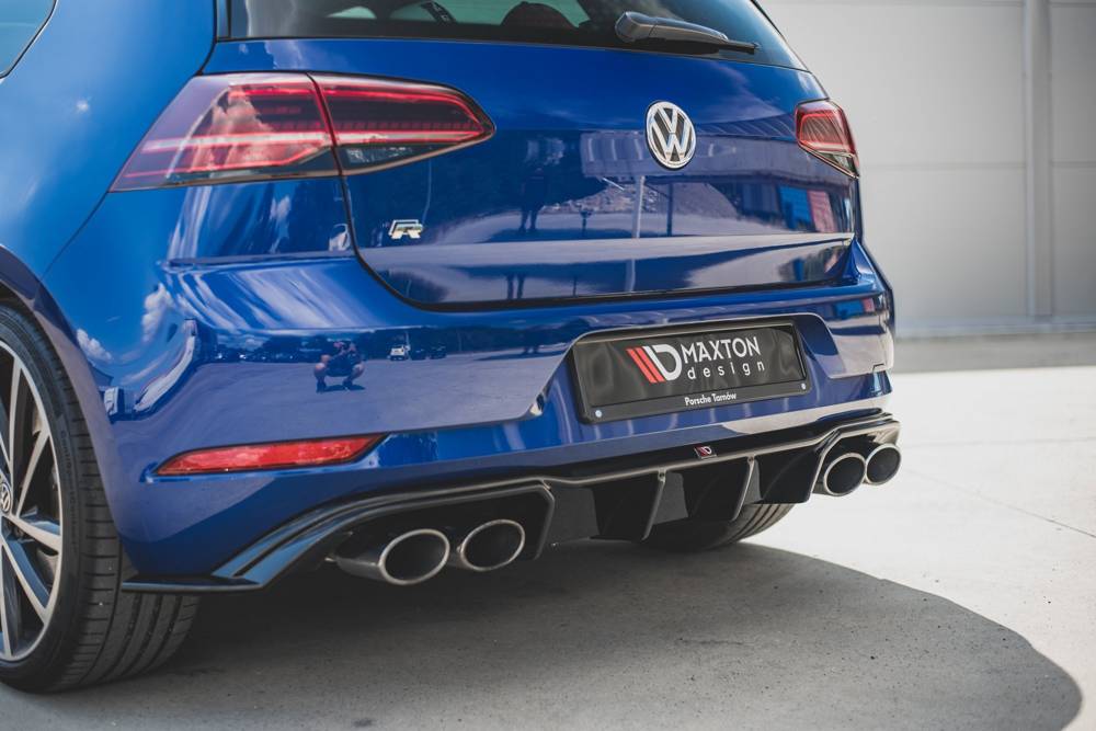Maxton Design Rear Diffuser Valance V3 VW Golf Mk7.5 R (Facelift)