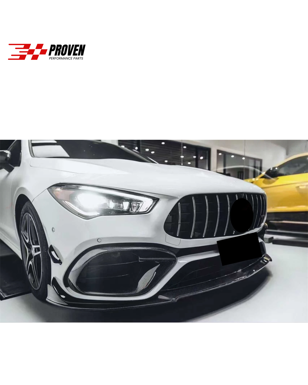 Mercedes Benz C118/W118 CLA45 AMG Carbon Fibre FD Style Front Lip