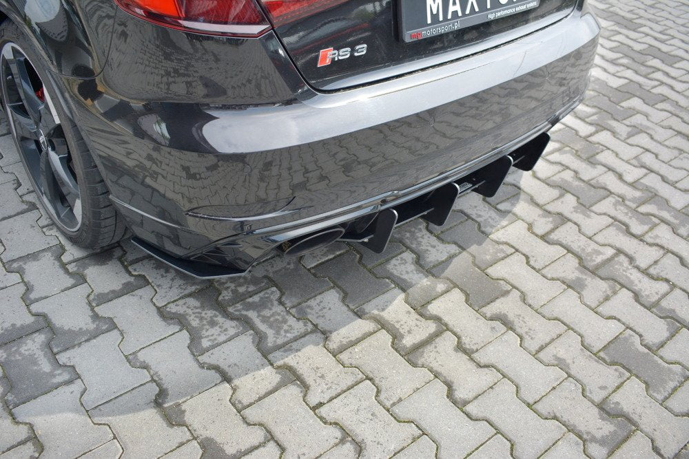 Rs3 8v Rear Maxton Design Audi RS3 8V Facelift Hatch Back Rear Diffuser V1 – Proven ...