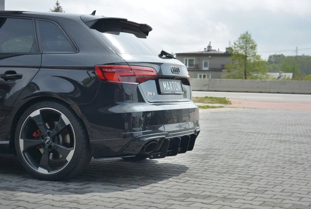 Rs3 8v Rear Maxton Design Audi RS3 8V Facelift Hatch Back Rear Diffuser V1 – Proven ...