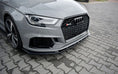 Load image into Gallery viewer, Maxton Design Audi RS3 Facelift Sedan Front Splitter Lip V1
