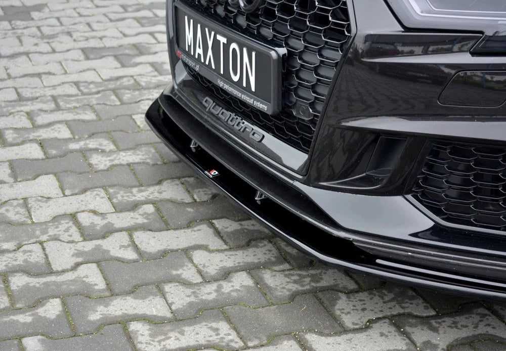 Maxton Design Audi RS3 Facelift Hatch Front Splitter Lip V1