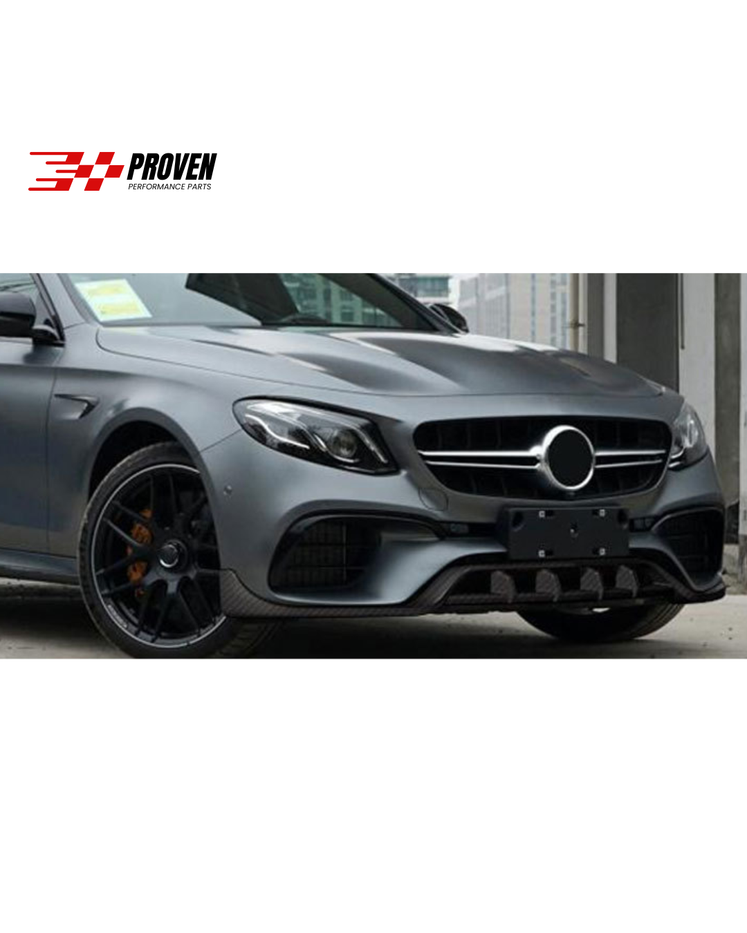 Mercedes Benz W213 E63 AMG Carbon Fibre J Style Front Lip