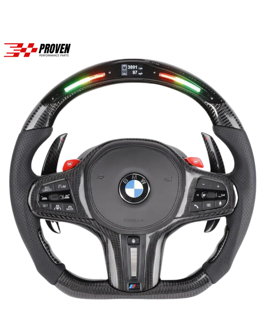 BMW F97/F98, X3M/X4M Carbon Fibre LED Steering Wheel