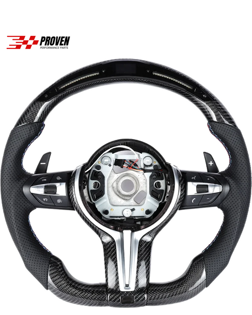 BMW F80/F82/F87, M3/M4/M2 Carbon Fibre LED Steering Wheel