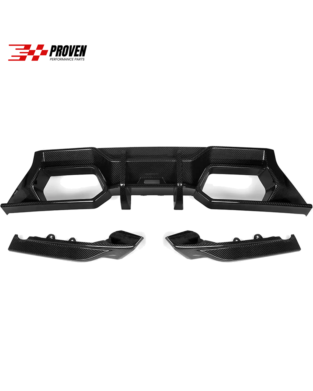 BMW G87, M2 Carbon Fibre SQ Style Rear Diffuser