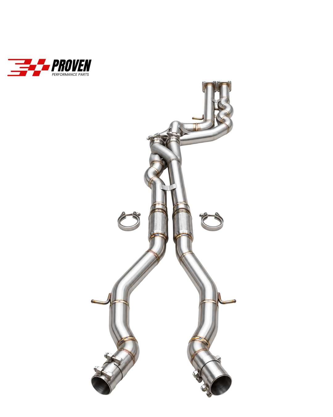 BMW F80/F82, M3/M4 Equal Length Mid Z Pipe